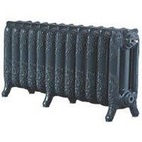 Arroll 470mm x 994mm 3685BTU Anthracite Cast Iron 3 Column Radiator (6569P)