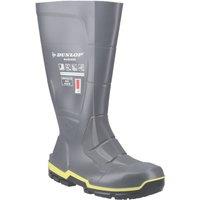 Dunlop MetGUARD Size 6 Dark Grey Steel Toe Cap Safety Wellies (656VW)