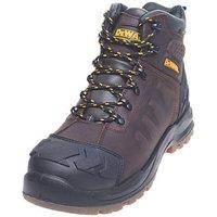 DeWalt Hadley Size 7 Brown Waterproof Steel Toe Cap Safety Boots (657JJ)