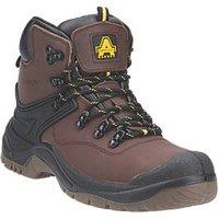 Amblers FS197 Size 4 Brown Waterproof Steel Toe Cap Safety Boots (657JV)