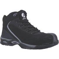 Albatros Runner XTS Mid Size 9 Black Water-Resistant Safety Boots (657XP)