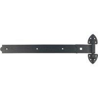 GateMate Black Straight Heavy Reversible Hinges 180mm x 24" x 600mm 2 Pack (657YV)