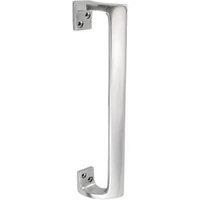 Smith & Locke Fire Rated Oval Pull Handle Satin Anodised Aluminium 20mm x 300mm (6585P)