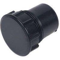 FloPlast Solvent Weld Access Plugs Black 40mm 5 Pack (65881)
