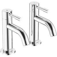 Bristan Mila Basin Pillar Taps Chrome 1 Pair (658JE)