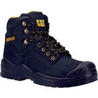 CAT Striver Mid Size 6 Black Water-Resistant Steel Toe Cap Safety Boots (658PR)