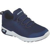 Skechers Marsing - Waiola SR Size 4 Womens Navy Slip-On Occupational Trainers (658YP)