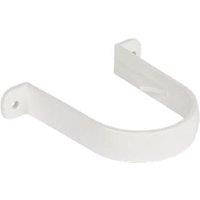 FloPlast Round Downpipe Clips White 68mm 10 Pack (65964)