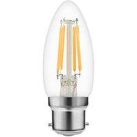 LAP B22 Candle LED Virtual Filament Light Bulb 470lm 3.4W (659PP)
