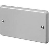 MK Contoura 2-Gang Blanking Plate Grey (659RG)
