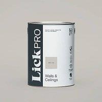 LickPro Max+ 5Ltr Grey 03 Eggshell Emulsion Paint (660JY)