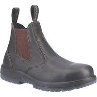 Hard Yakka Outback S3 Size 5 Brown Water-Resistant Steel Toe Cap Safety Dealer Boots (660KE)