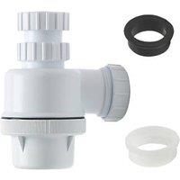 Euroflo Universal Telescopic Bottle Trap White 40mm (6618R)