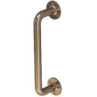 Rothley Angled Household Grab Rail Antique Brass 305mm (661RG)