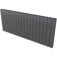 Ximax Oceanus 600mm x 1420mm 4635BTU Anthracite Horizontal Designer Radiator (661TR)