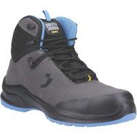 Safety Jogger Modulo S3S Mid Size 7.5 Grey Water-Resistant Safety Boots (661XP)
