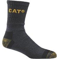 CAT Premium Work Socks Charcoal 11-14 3 Pairs (661YR)
