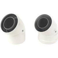 Ariston Coaxial Elbows 45 2 Pack (66211)