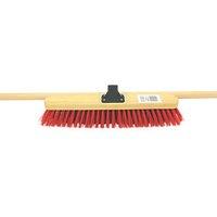 Stiff Wooden Broom 18" (450mm) (66212)