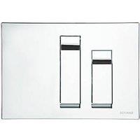 Fluidmaster Schwab Vivo 634678 Dual-Flush Flushing Plate Gloss Chrome (6621X)