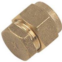 Flomasta Brass Compression Stop End 10mm (66264)