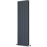 Ximax 1500mm x 445mm 3399BTU Anthracite Vertical Designer Radiator (6626H)