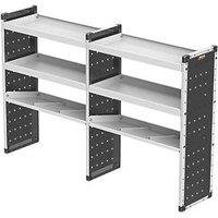 Van Guard Universal Trade Double Van Racking Unit (4 Straight & 2 Angled Shelves) 1966mm x 381mm x 1279mm (662KP)