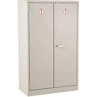 Barton 2-Shelf COSHH Cabinet Grey 915mm x 457mm x 1524mm (662VV)
