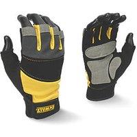 DeWalt DPG213L Fingerless Gloves Black/Yellow/Grey Large (663KX)