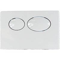 Fluidmaster Tactile Dual-Flush T-Series Activation Plate White (663PY)