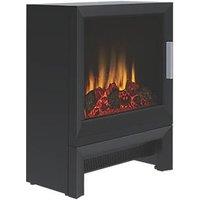 Be Modern Qube Matt Black Electric Stove 435mm x 560mm (663TT)