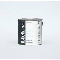 LickPro Max+ 2.5Ltr Blue 12 Matt Emulsion Paint (664JX)