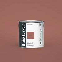 LickPro Max+ 2.5Ltr Red 01 Eggshell Emulsion Paint (664JY)