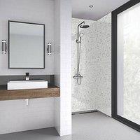 Splashwall Laminate Bathroom Wall Panel Gloss Star Dust 2440mm x 1200mm x 11mm (665JY)