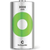GP Batteries Recyko Rechargeable C 1.2V Ni-MH Batteries 2 Pack (665RM)