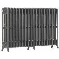 Arroll Edwardian 650mm x 1142mm 5320BTU Anthracite Horizontal Designer Radiator (666KY)