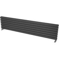 Ximax Fortuna 410mm x 1800mm 4573BTU Anthracite Horizontal Designer Radiator (666TR)