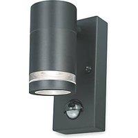 4lite Marinus Outdoor Wall Light With PIR & Photocell Sensor Anthracite 2 Pack (667GG)