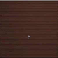 Gliderol Horizontal 8' x 6' 6 Non-Insulated Framed Steel Up & Over Garage Door Mahogany Brown (667VP)