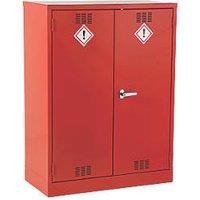 Barton 2-Shelf Pesticide Cabinet Red 915mm x 457mm x 1219mm (667VV)