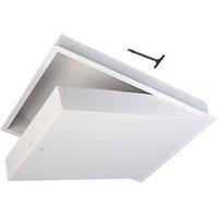 Fire-Resistant Drop-Down Loft Access Door White 562mm x 726mm (66837)