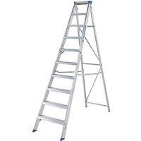Werner Aluminium 1.61m 10 Step Swingback A Frame Step Ladder (668FV)