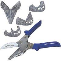Faithfull FAIGCKITPC 27mm Manual Plastic Pipe Cutter Set 6 Pieces (668GC)