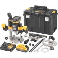 DeWalt DCW620H2-GB 18V 2 x 5Ah Li-Ion PowerStack 1/4" & 1/2" Brushless Cordless Plunge Router (668VN)