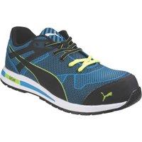 Puma Blaze Knit Low Size 6.5 Blue Safety Trainers (668XF)