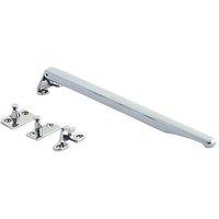 Fab & Fix Classic Non-Locking Window Stay Bar Polished Chrome 280mm (669KR)