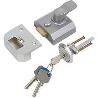 Smith & Locke Traditional Night Latch Satin Chrome 40mm Backset (6707T)