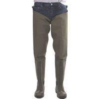 Amblers Forth Size 11 Green Safety Thigh Waders (670JX)