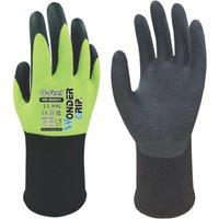 Wonder Grip WG-1855HY U-Feel General Handling Gloves Yellow 2X Large (670VJ)