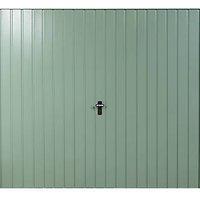 Gliderol Vertical 7' 6" x 6' 6" Non-Insulated Frameless Steel Up & Over Garage Door Chartwell Green (670VP)
